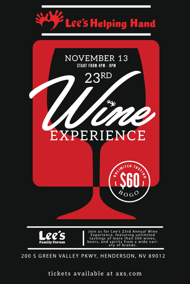 Lee's 23rd Annual Wine Experience
