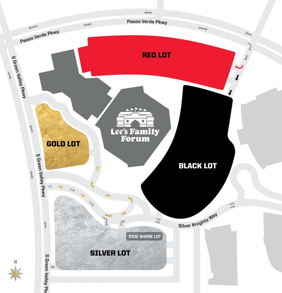 Lee's Family Forum Parking Map
