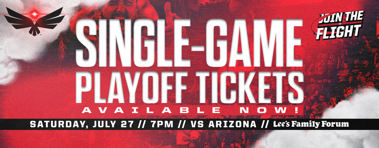 Knight Hawks Playoff tickets on sale now