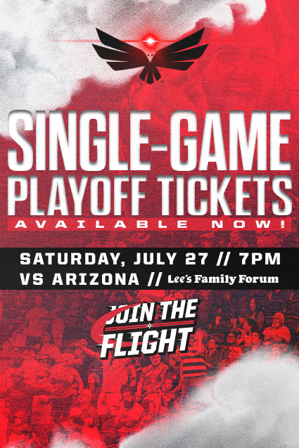 Knight Hawks single game tickets available now